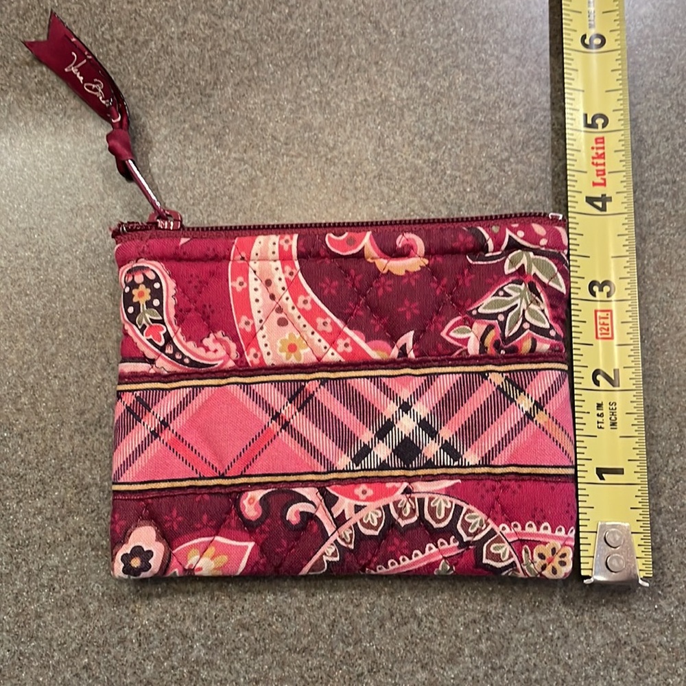 Vera Bradley coin purse zippered pouch - Picture 6 of 6